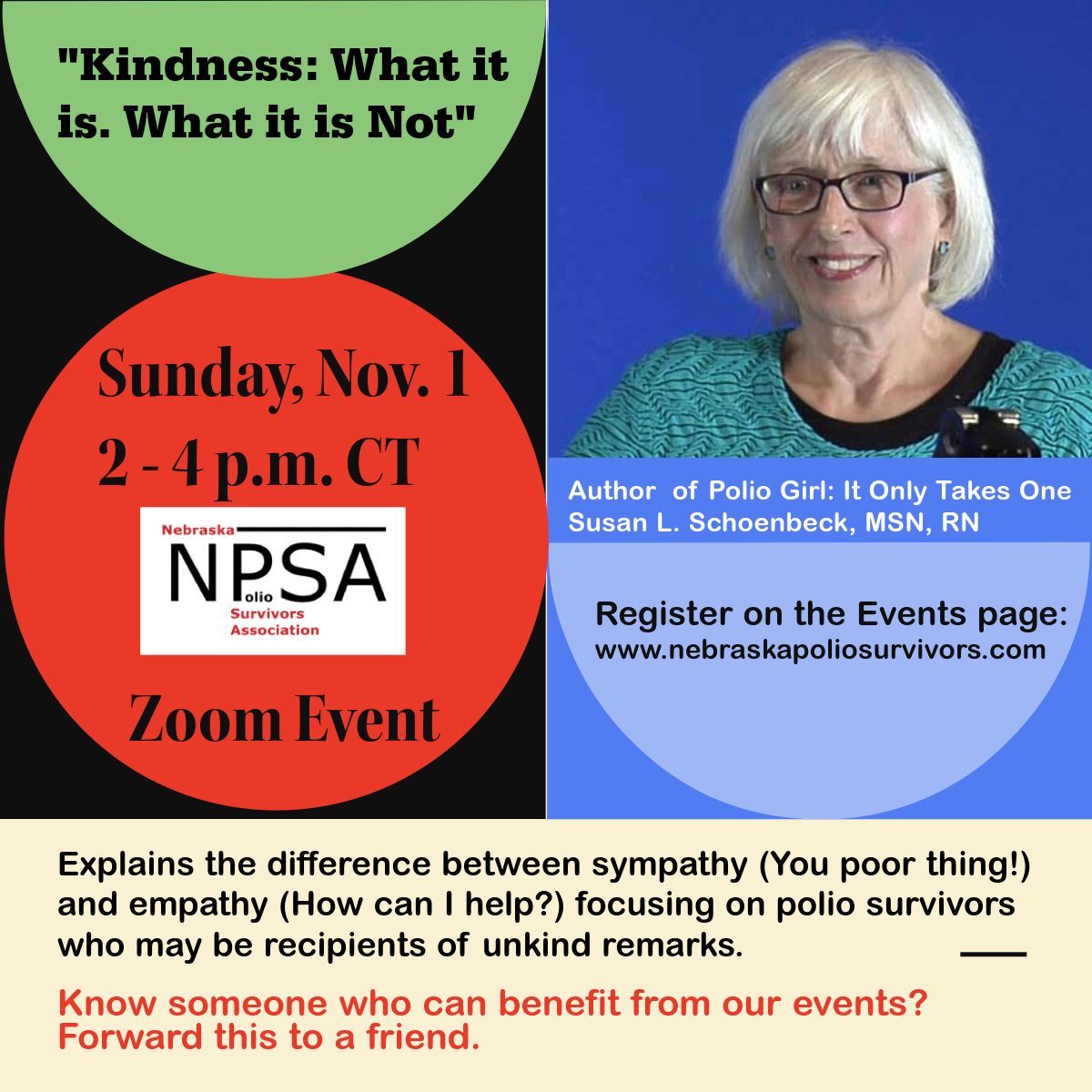 Susan Schoenbeck Even Nov. 1
